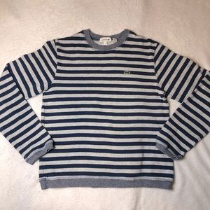 Lacoste Striped Crewneck